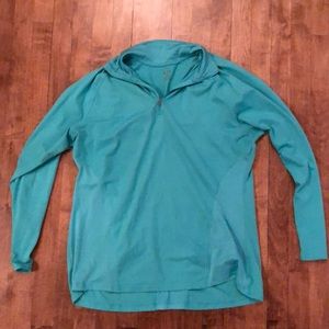 Champion Teal Long Sleeve Workout Shirt XL